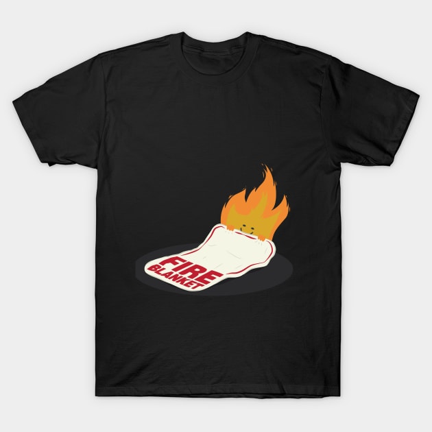 Fire Blanket T-Shirt by renduh